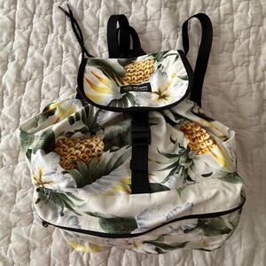 Floral Printed Backpack
